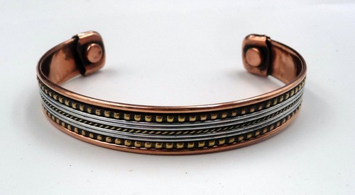 Bracelet magnétique cuivre - bracelet, en