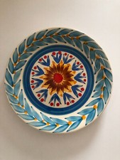 ❤️superbe et ancienne assiette décorative  signée KERCY Quimper TBE