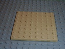 Plaque LEGO Tan plate 8 x 8