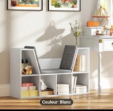 HOMCOM Bibliothèque banc 