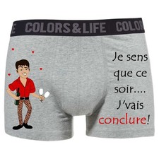 Caleçon boxer homme humour -