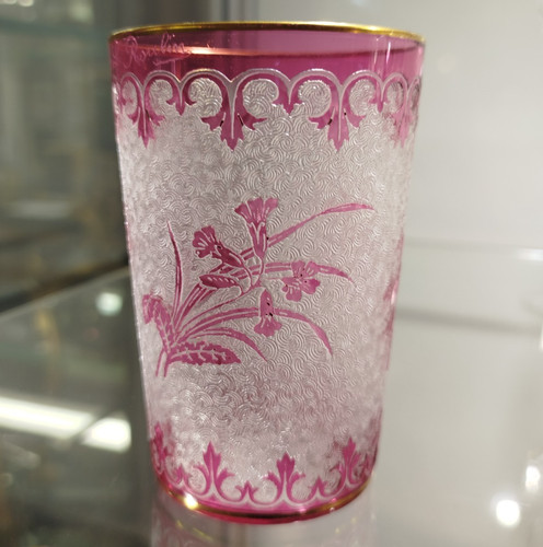 Verre cristal gravé - verre,