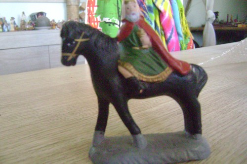 Santon roi mage cheval - mage,