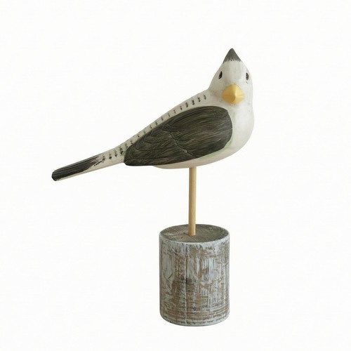 Sculpture oiseau bois - en,