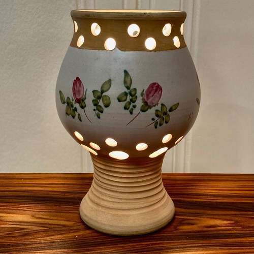 Lampe terre cuite - en,