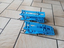 SIKU 3419 LOT DE 2 REMORQUES DE CAMIONS PORTE VOITURE 1/55