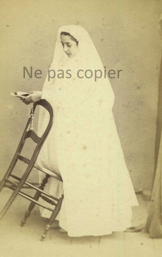 Jeune fille vers 1865 cdv - vers, par