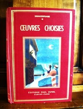 SHAKESPEARE "OEUVRES CHOISIES"