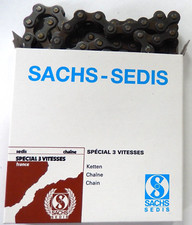 CHAÎNE SACHS SEDIS 3 VITESSES 108 MAILLONS  NEUVE