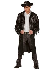 Manteau western noir - -,