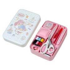 Set de couture Misasa Sanrio type fin Little Twin Stars Kiki & Lala blanc n°1491