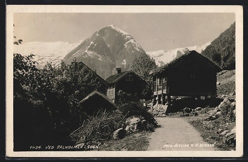 Carte postale balholmen - postale, balholmen/sogn