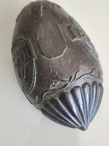 Noix coco sculptée - noix,