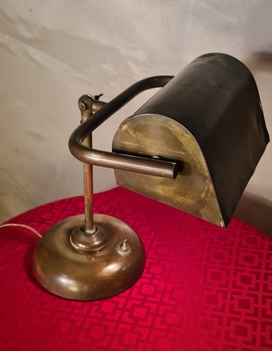 Lampe bureau laiton - de,