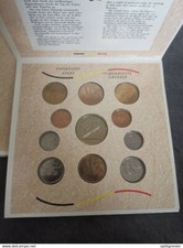 COFFRET BELGIQUE 1990 UNC FDC BU / SET BELGIUM COINS WATERLOO