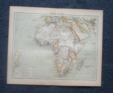 Carte de géographie 1901