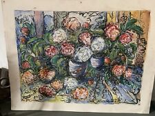 Aquarelle nature morte bouquet