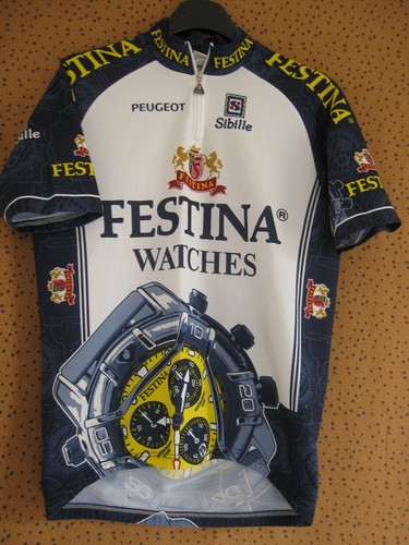 Maillot cycliste festina - cycliste,