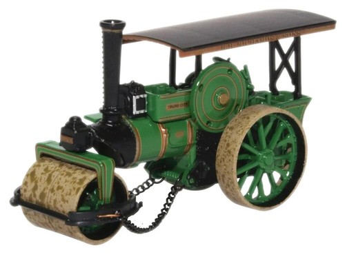 Fowler steam roller - steam, no.18873