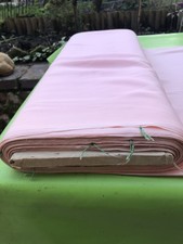 Coupon De Soie Rose Ancienne