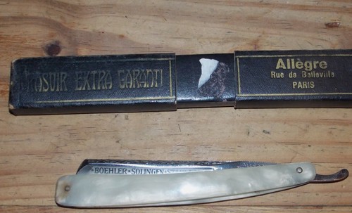 Ancien rasoir coupe choux - ancien,