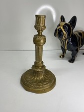 Bougeoir en bronze décors sculptés 19 eme belle ciselure style Louis 15