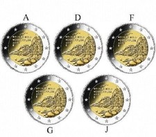 1x 2euro commémo. Allemagne 2024 - Mecklembourg ADFGJ (neuves)