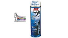 Peinture blanc brillant en aérosol, 500ml, auto carrosserie