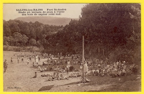 Cpa rare salins - salins, les