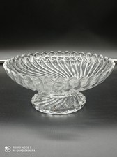 Coupe sur pied Piédouche en Cristal de BACCARAT modèle BAMBOU TORS,signé,Ø 20 cm