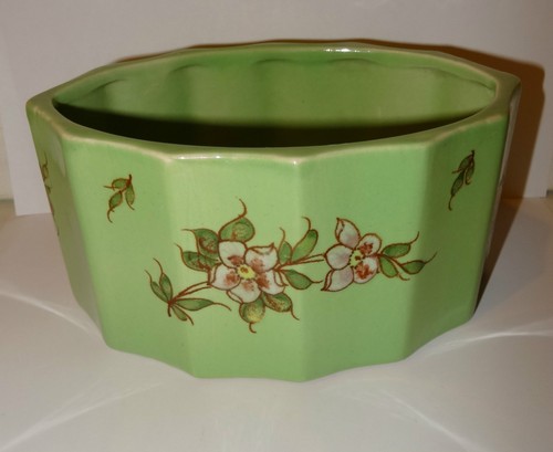 Jardiniere faience signee - faience,