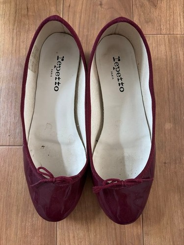Repetto burgundy patent - repetto,