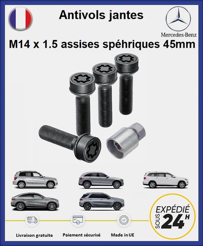 Ecrous antivol roues - de,