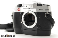 【NEUF avec enrouleur】 Boîtier d'appareil photo reflex 35 mm Leica R8 Silver F...