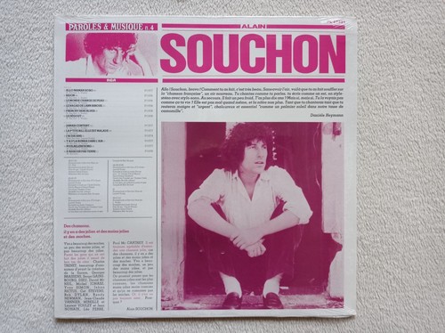 33t alain souchon - lp, "paroles