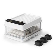 Fudajo Couveuse surface automatique 45 W 36 œufs Système humidification Éclosoir