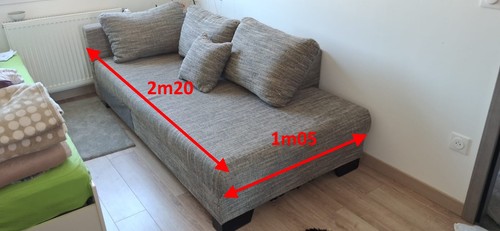 Canapé angle convertible - canapé, d'angle