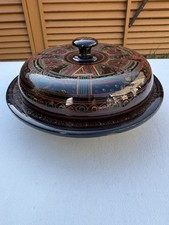 Ancienne boite ronde laquée