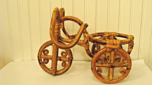 Vintage bamboo tricycle art - bamboo,