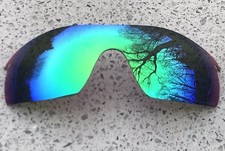 Gravé Vert Miroir Verre de