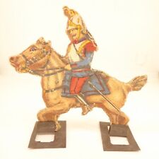RARE - ANCIEN SOLDAT CAVALIER CUIRASSIER 1er EMPIRE - PAPIER - CARTON - FIN XIXe