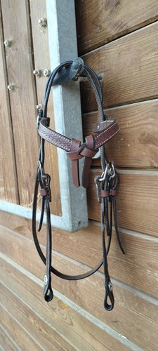 Bride western cuir - bride,