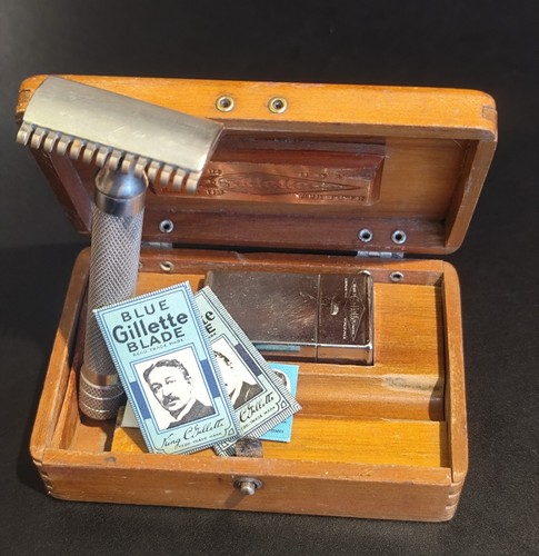 Vintage razor 1921 gillette - vintage,