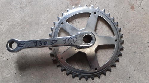 Pédalier acier clavette 36d - pédalier,
