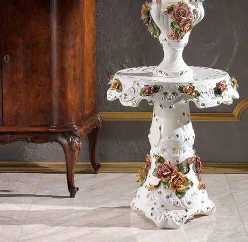 Table rond pour salon - table,