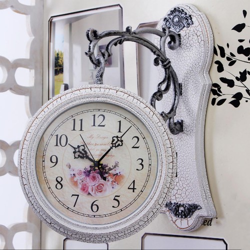 Station horloge murale - , double