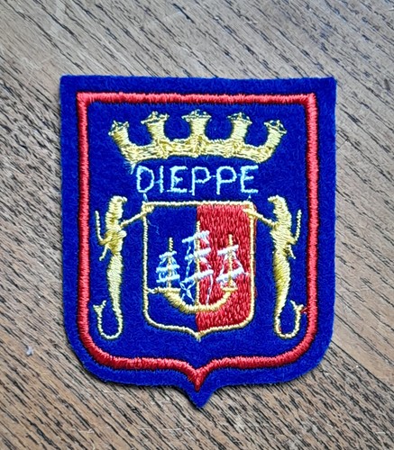 Ecusson brodé dieppe - de, (76)