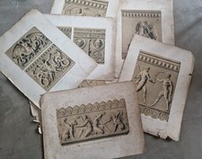 lot 16 gravures Bas Reliefs