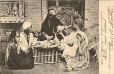 CARTE POSTALE EGYPTE SCENES ET