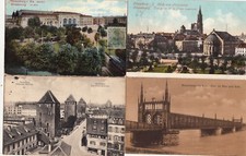 Lot 4 cartes postales